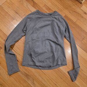 Old Navy Heather Gray Long Sleeve Top